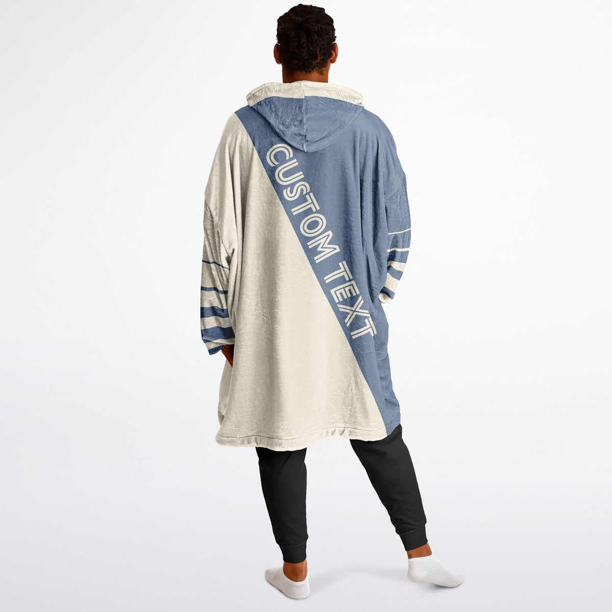 Slate Blue & Cream Split Decision