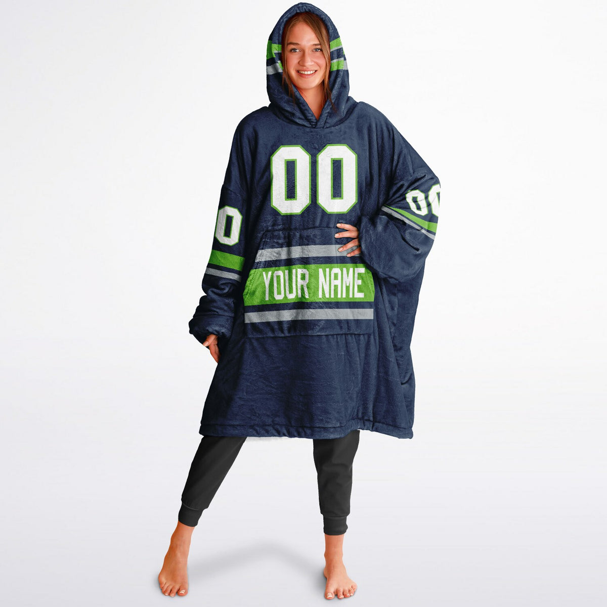 Navy/Green/Gray Superfan Reversible