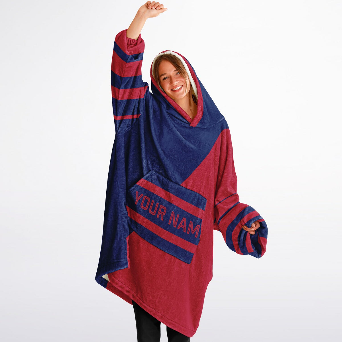 Dark Blue & Red Split Decision