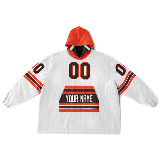 Brown/Orange/White Superfan Reversible