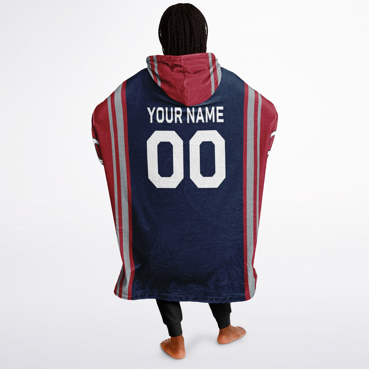 Navy/Red/Silver Bold