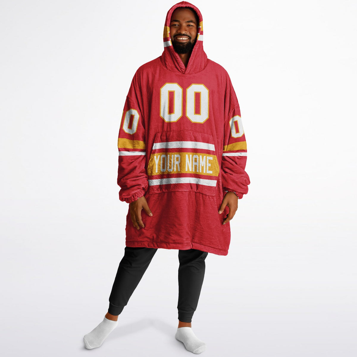 Red/Gold/White Superfan Reversible