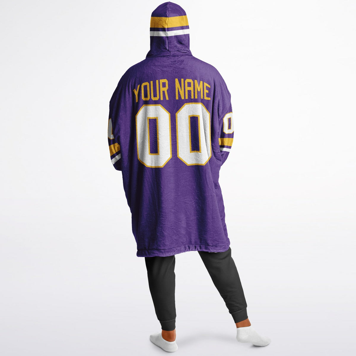 Purple/Gold/White Superfan Reversible