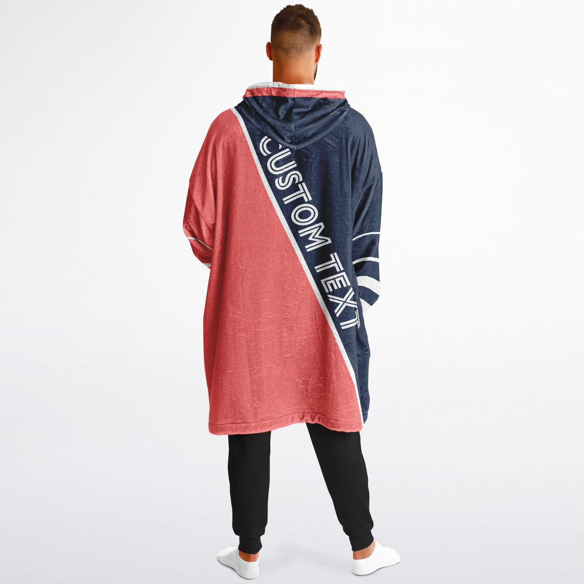 Navy Electric Coral White Split Decision