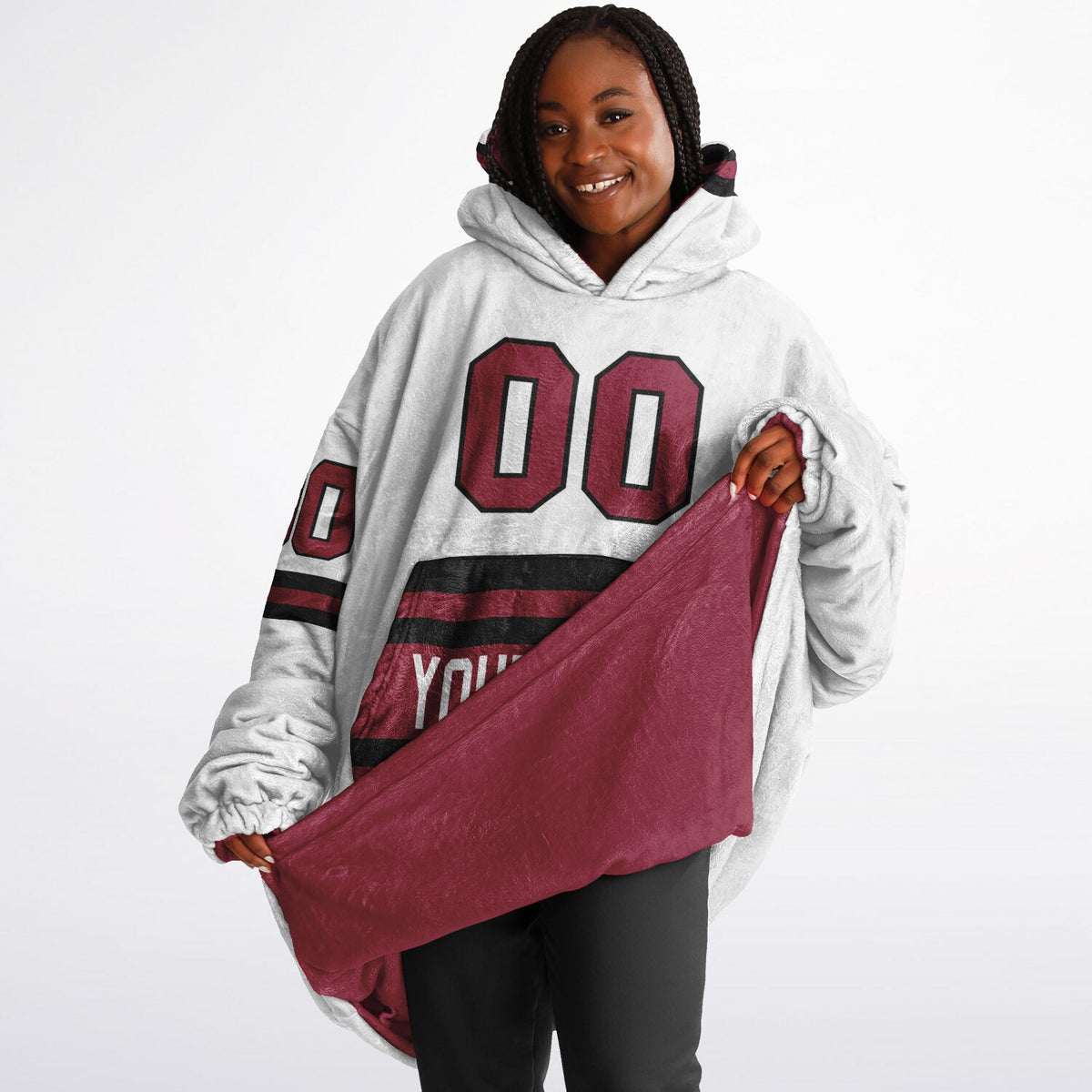 Crimson & Black Superfan Reversible
