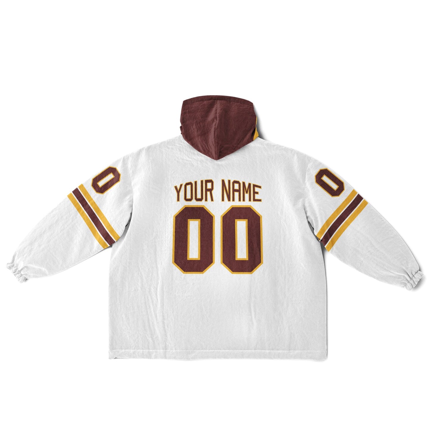 Burgundy/Gold/White Superfan Reversible