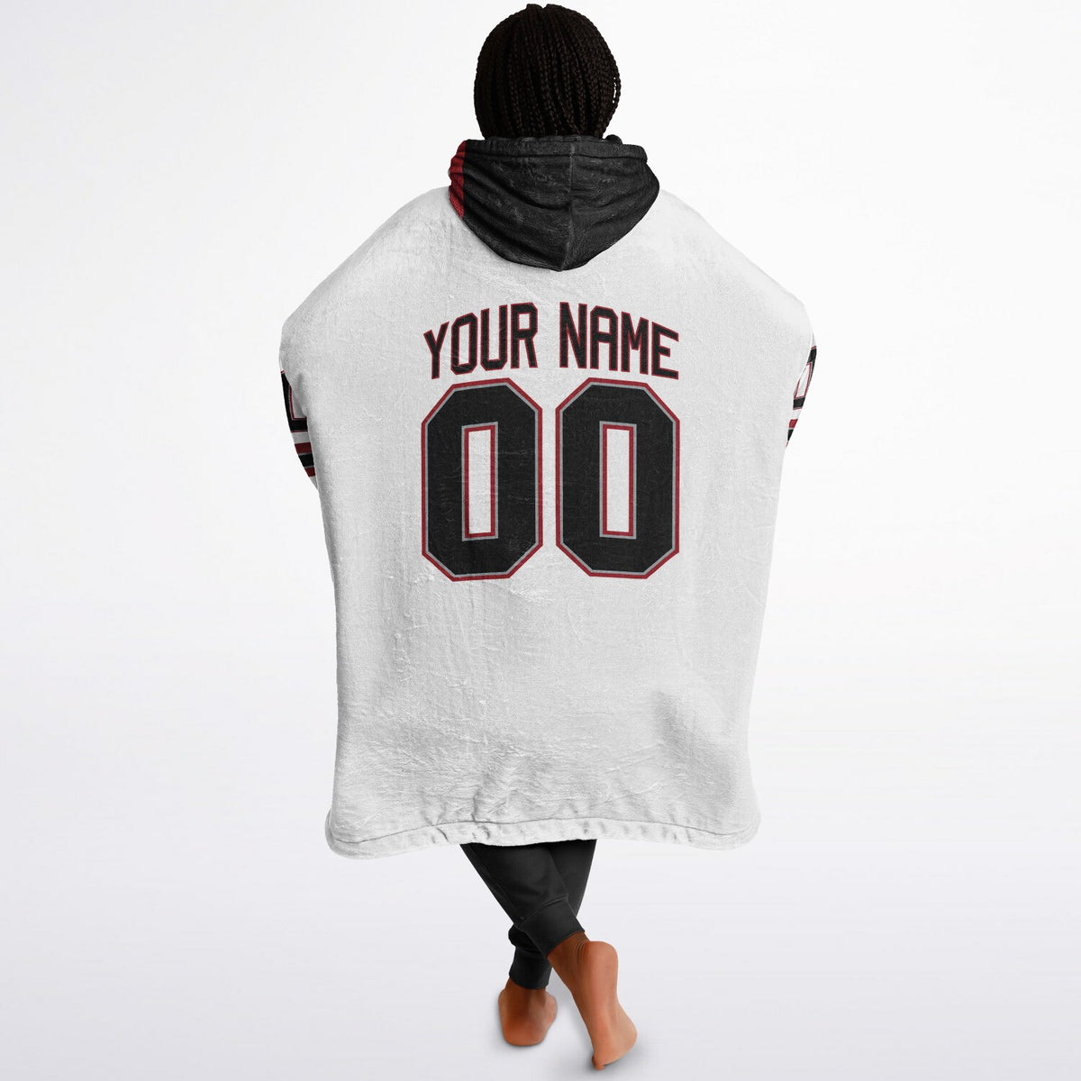 Black/Red/Silver Superfan Reversible