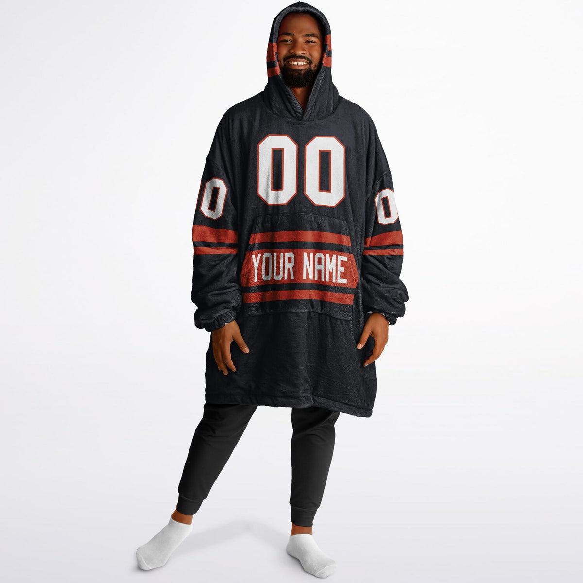 Navy/Orange Superfan Reversible