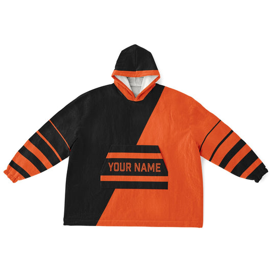 Black & Orange Split Decision
