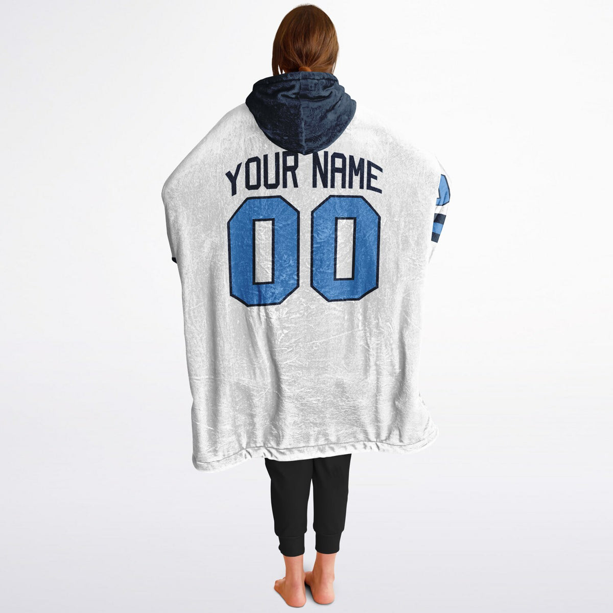Light Blue/Navy Superfan Reversible