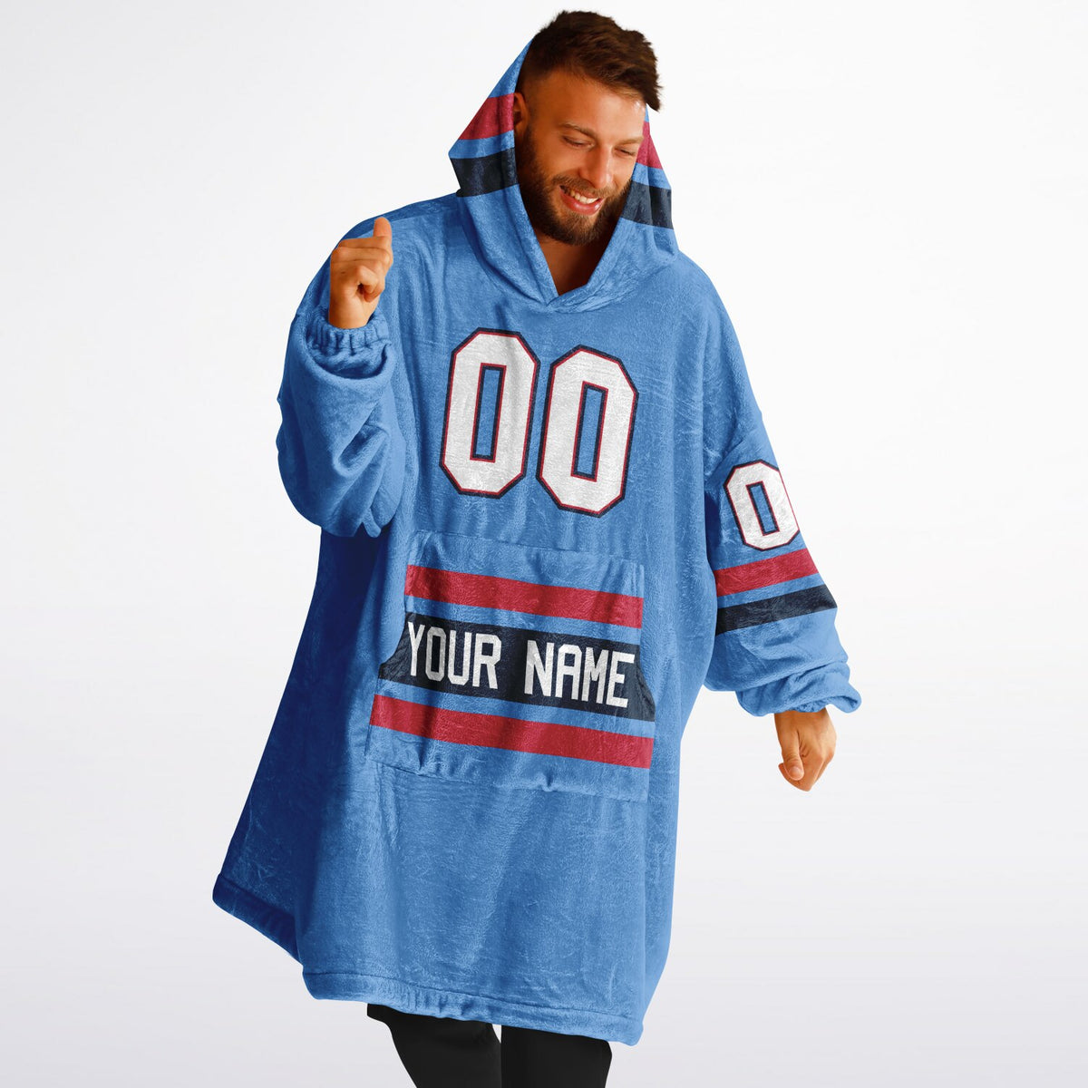 Light Blue Navy Red Classic