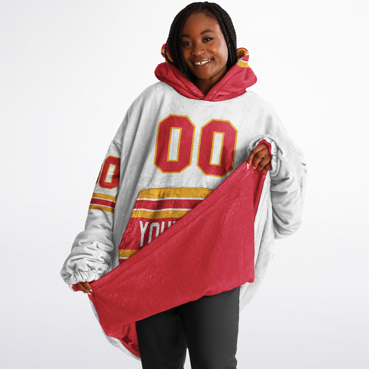 Red/Gold/White Superfan Reversible