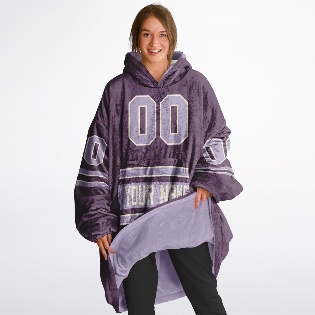 Lavender Cream Plum Superfan Reversible