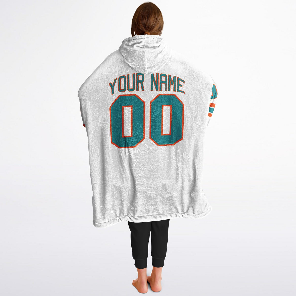 Aqua/Orange/White Superfan Reversible