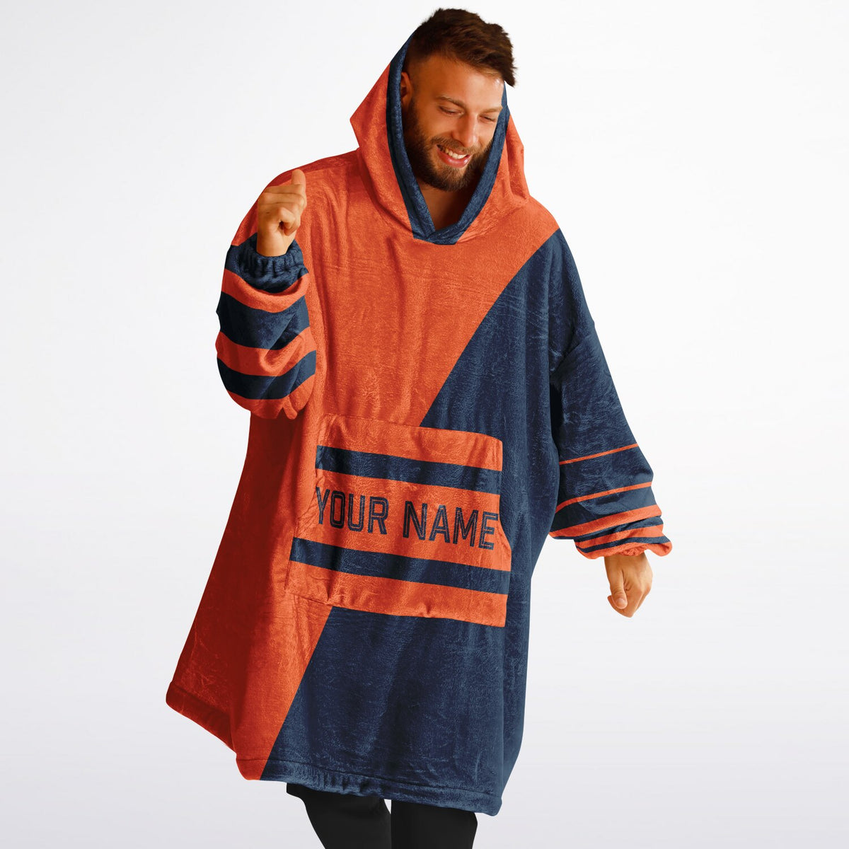 Orange & Navy Split Decision