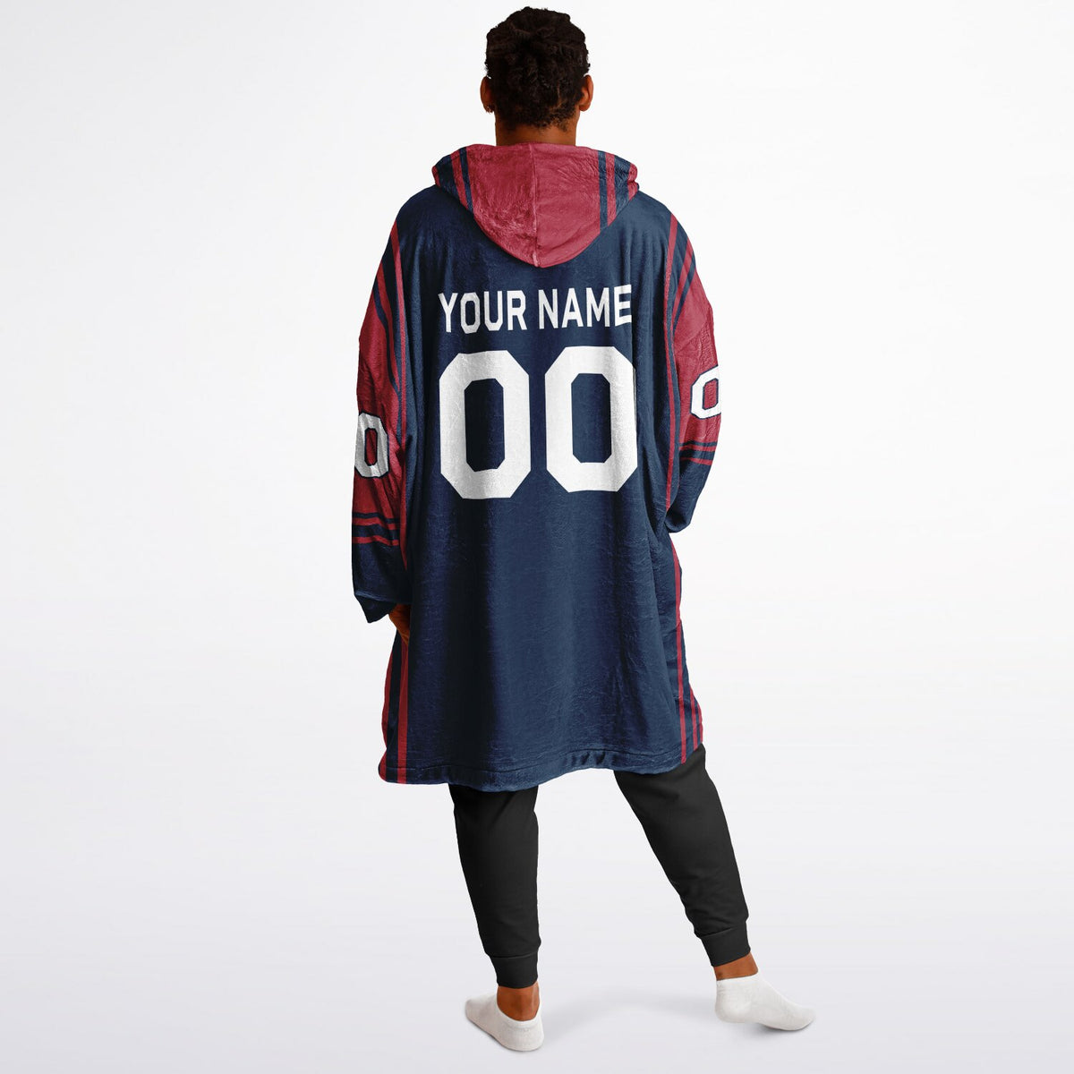 Navy & Red Bold