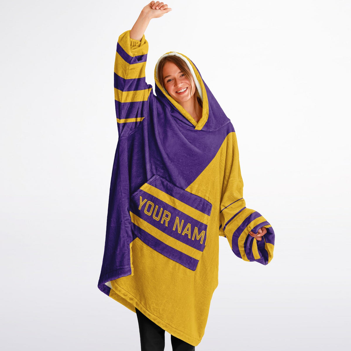 Purple & Gold Split Decision