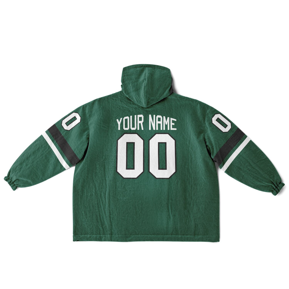 Green/Black/White Superfan Reversible