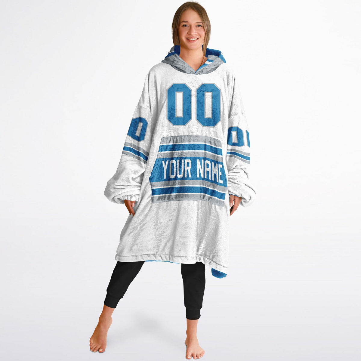 Blue/Silver/White Superfan Reversible
