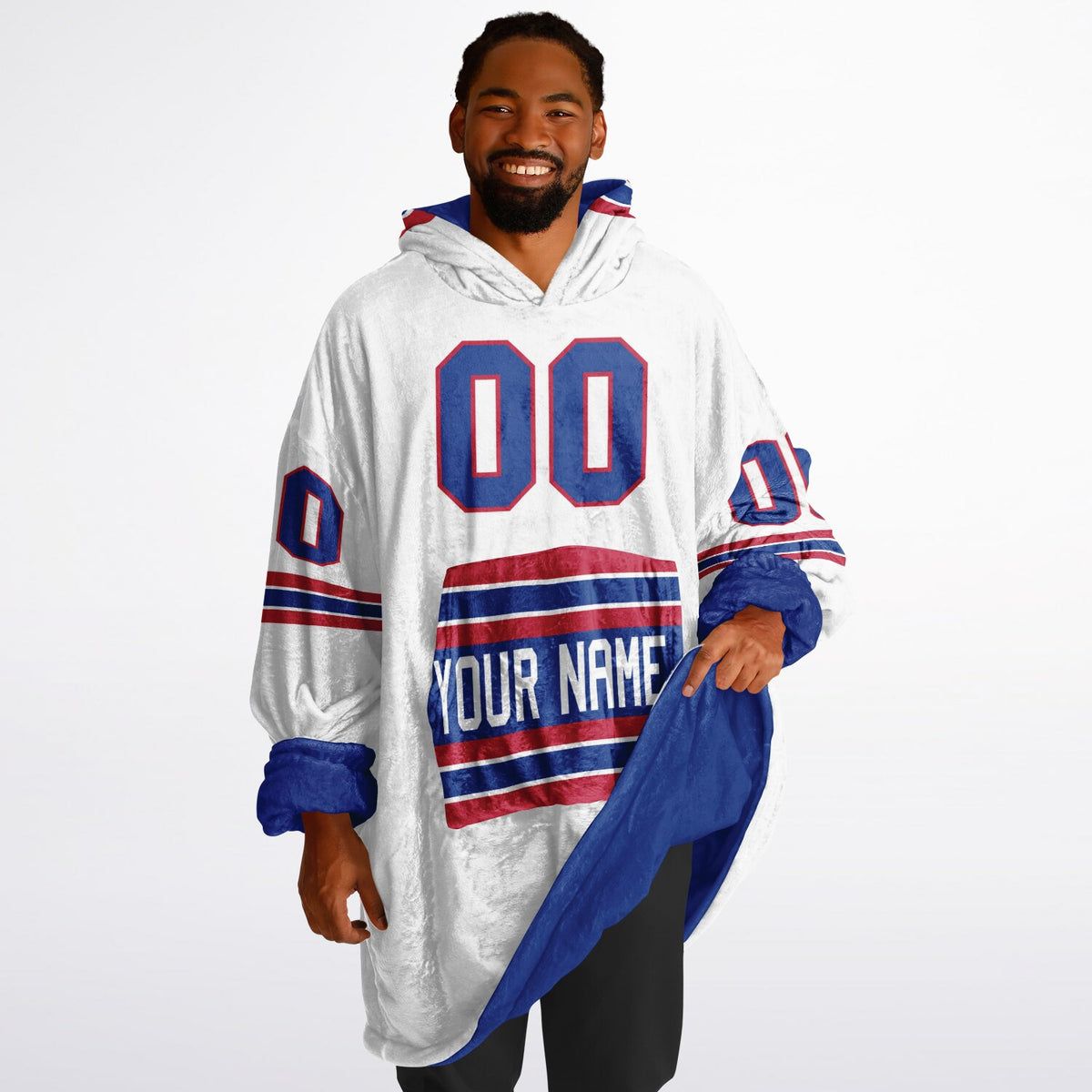 Blue/Red/White Superfan Reversible