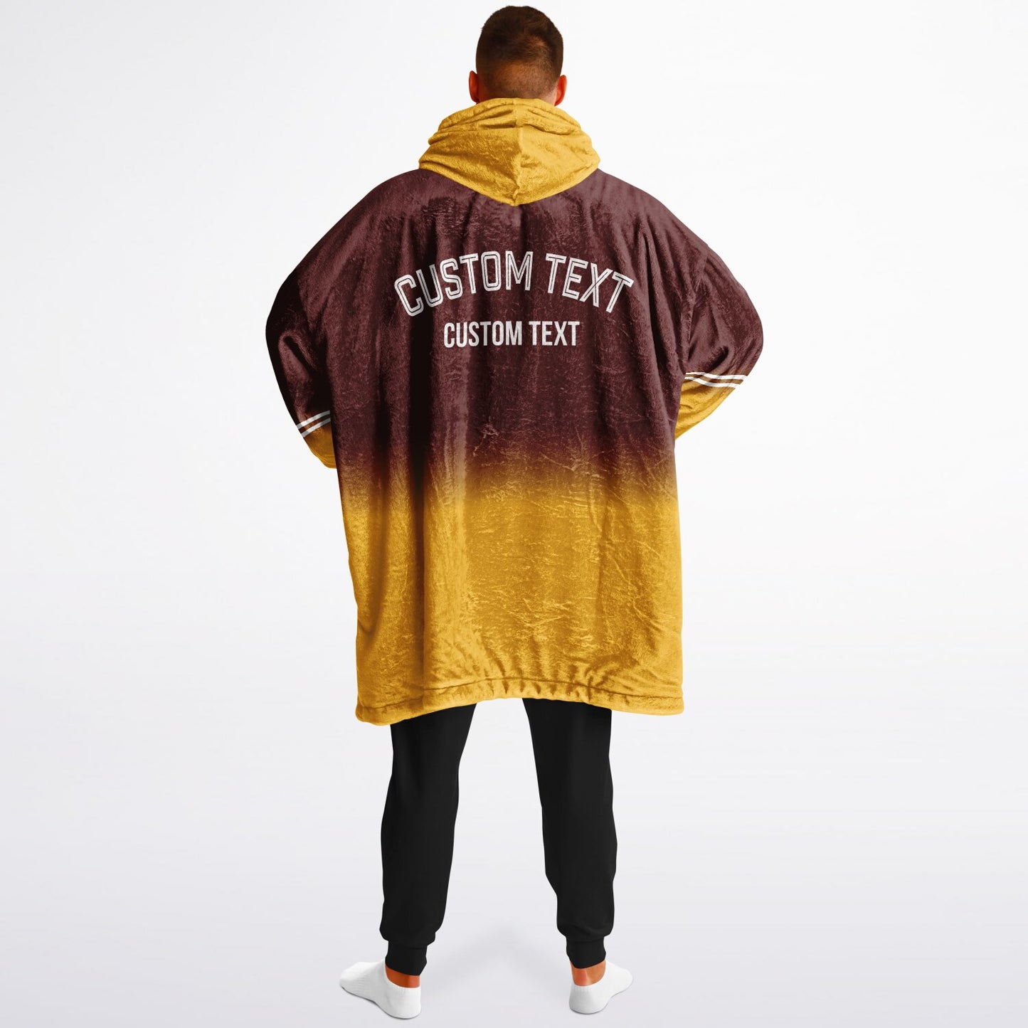 Burgundy/Gold/White Everyday Reversible