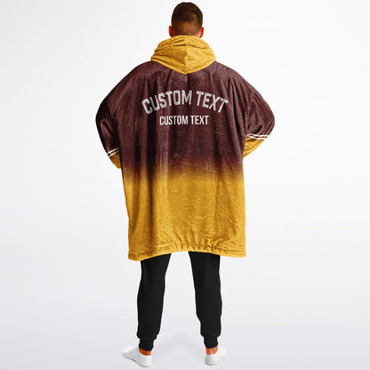 Burgundy/Gold/White Everyday Reversible