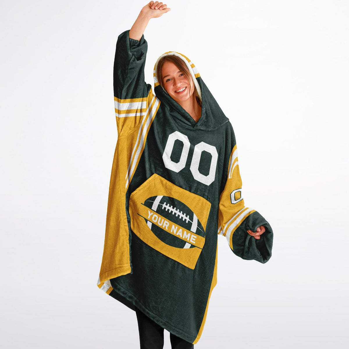 Green/Gold/White Bold