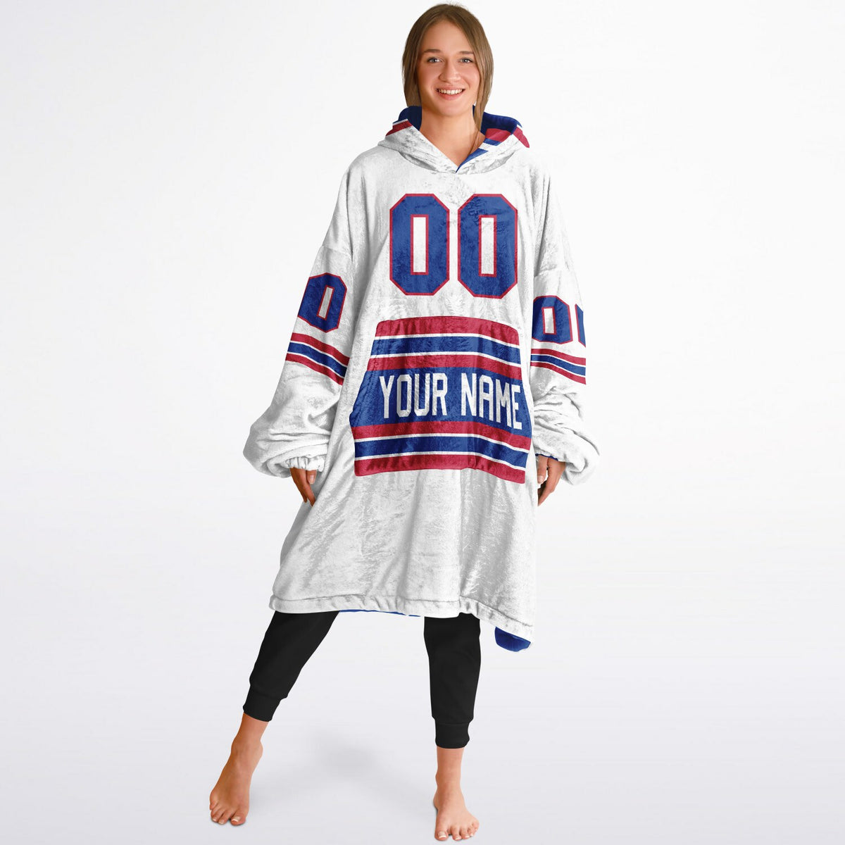 Blue/Red/White Superfan Reversible