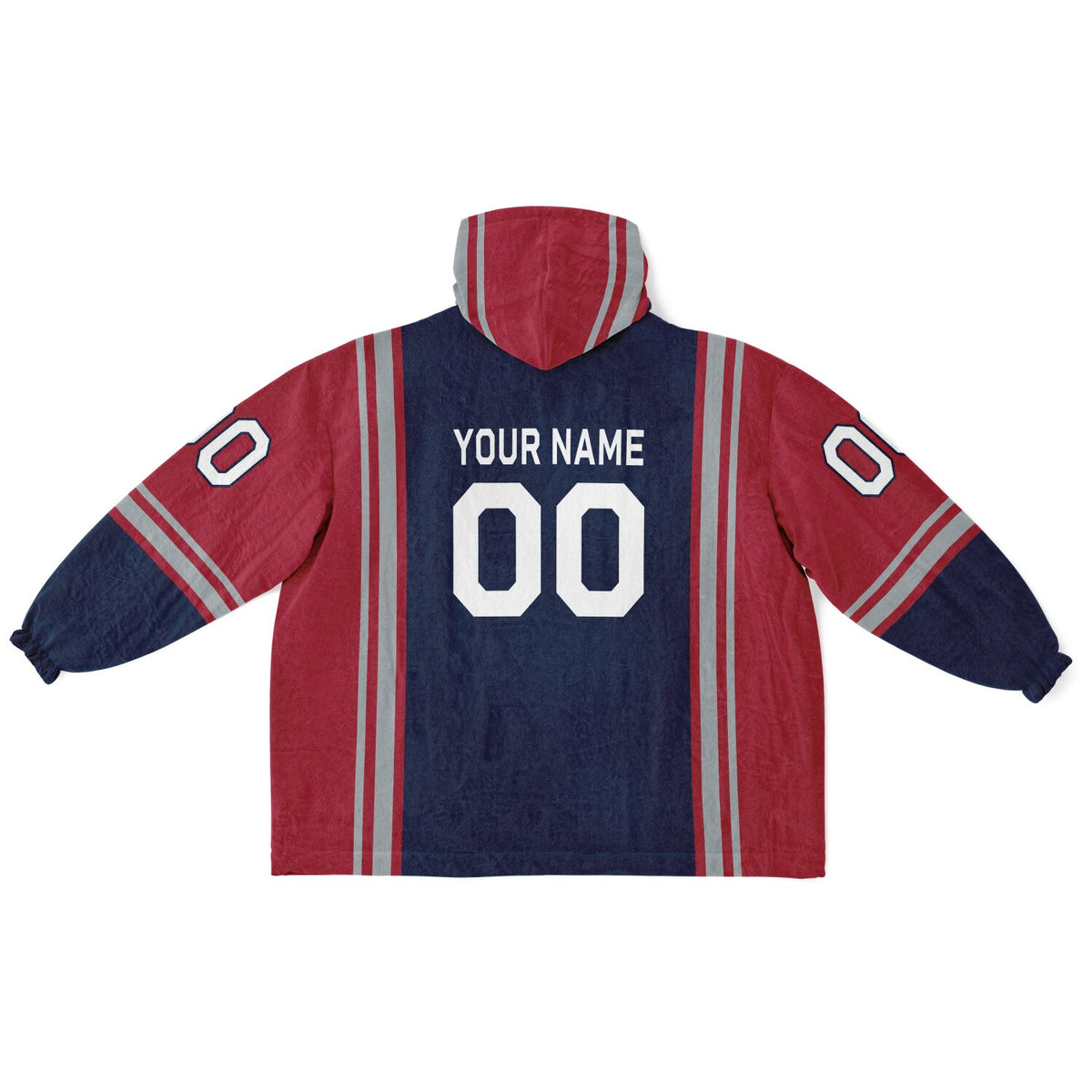 Navy/Red/Silver Bold