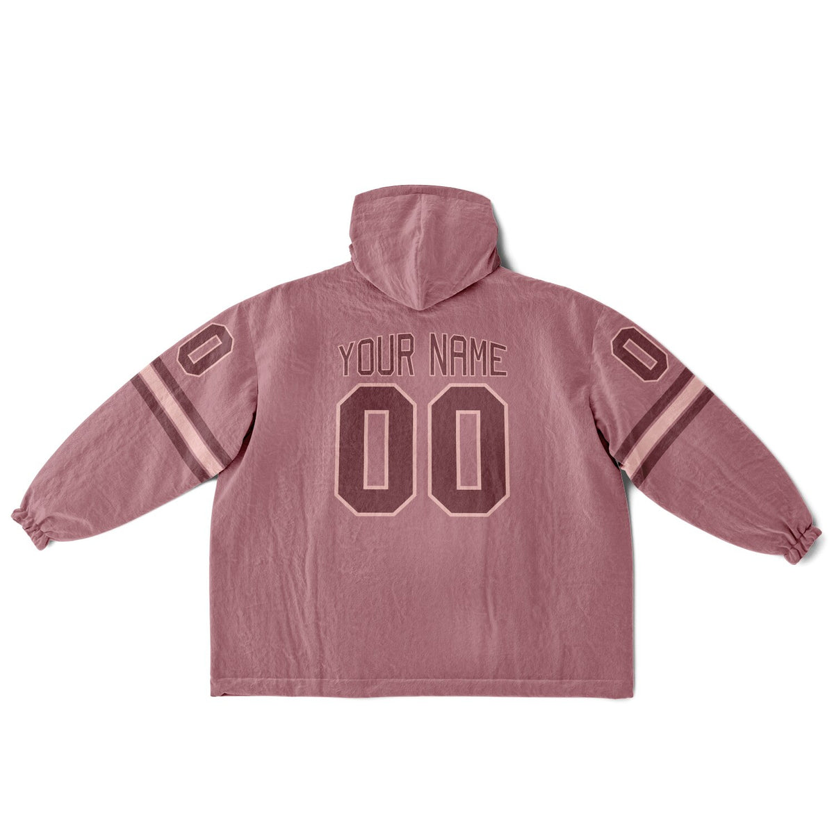 Burgundy Blush Pink Rose Superfan Reversible