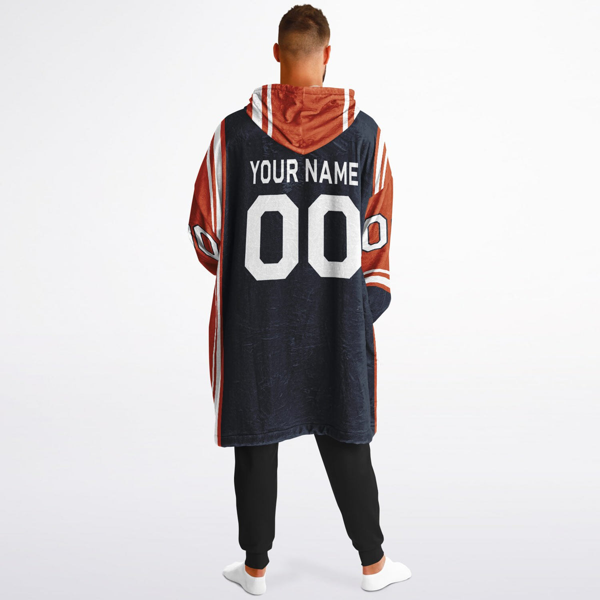 Navy/Orange/White Bold