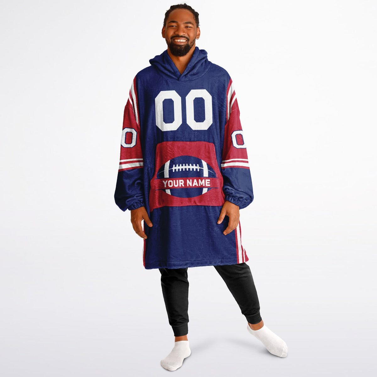 Dark Blue/Red/White Bold