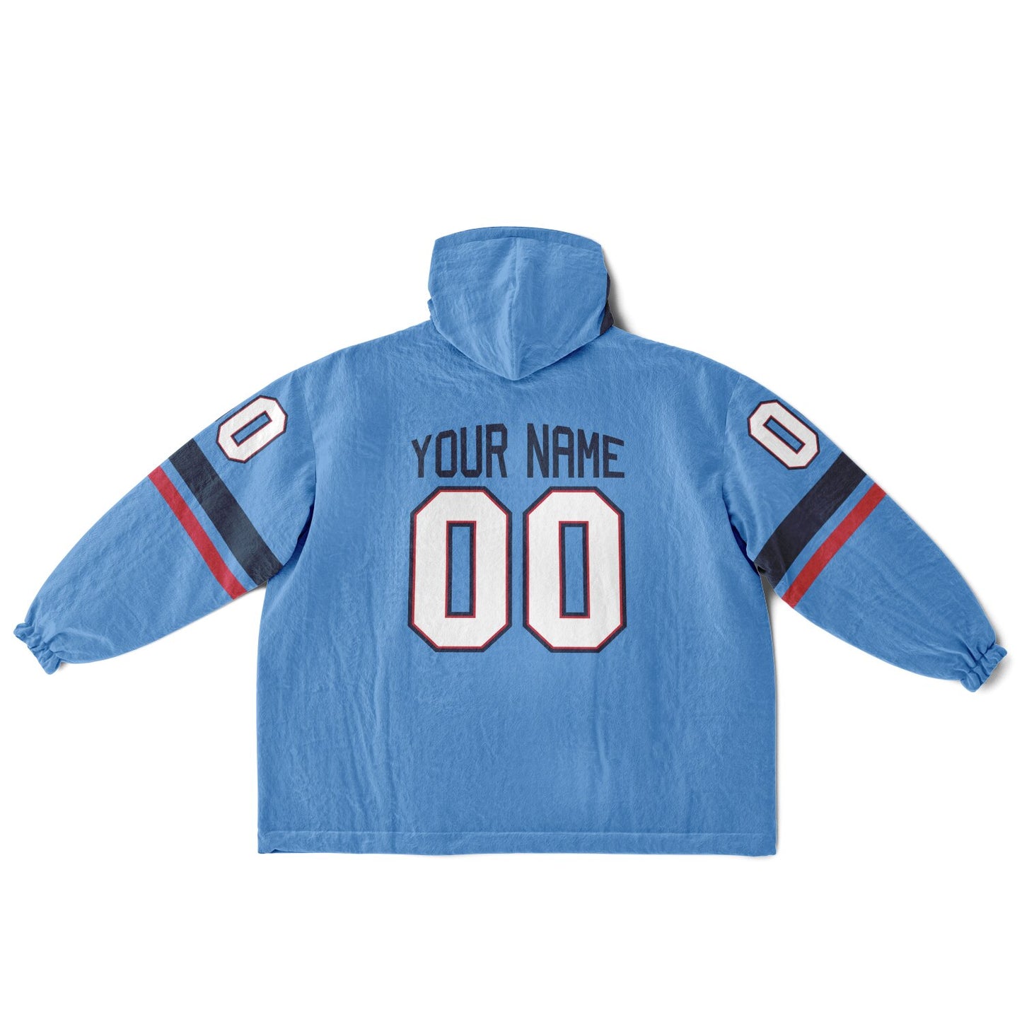 Light Blue/Navy/Red Superfan Reversible