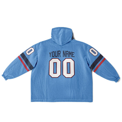 Light Blue/Navy/Red Superfan Reversible
