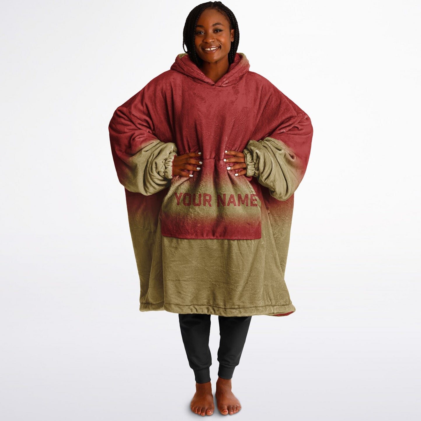 Red/Metallic Gold Everyday Reversible