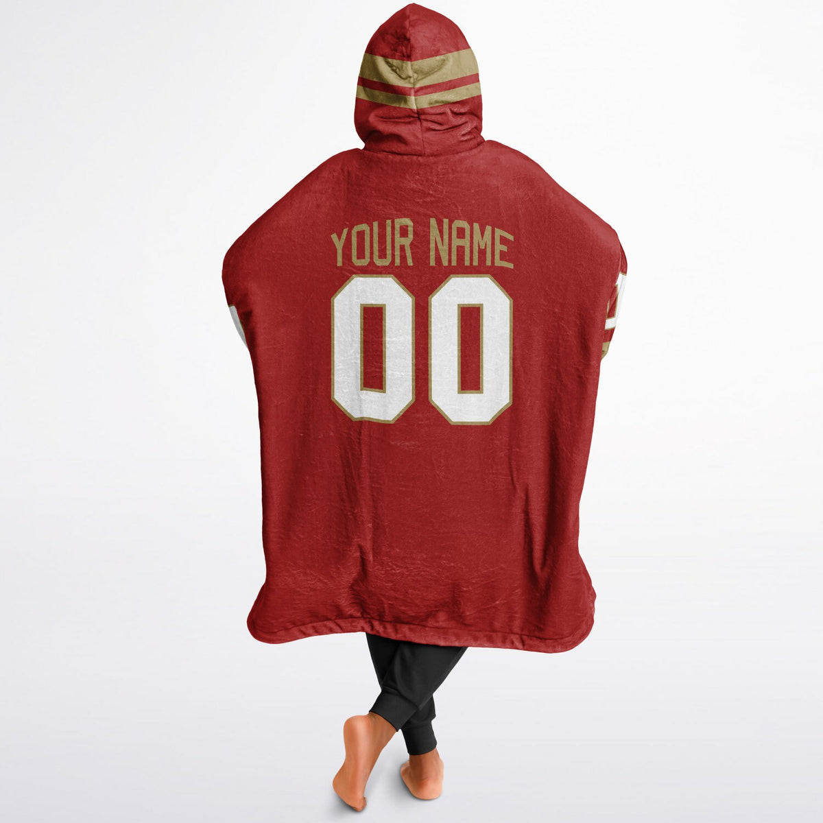 Red Dark Gold Superfan Reversible