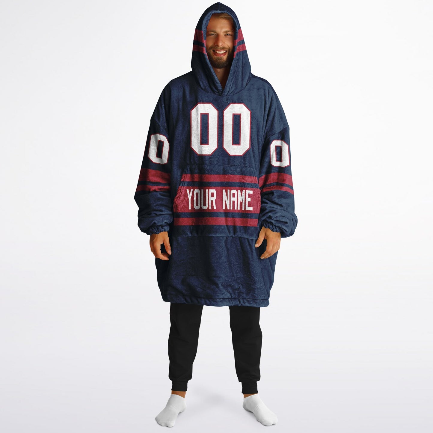 Nautical Blue/Red Superfan Reversible