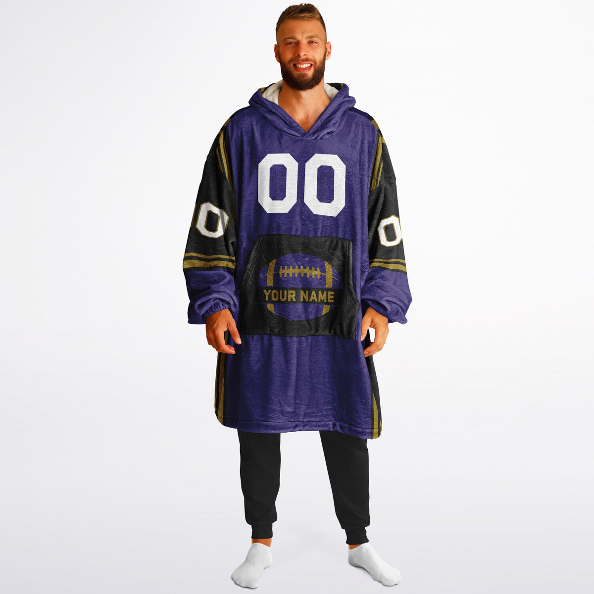 Purple Black Dark Gold Bold
