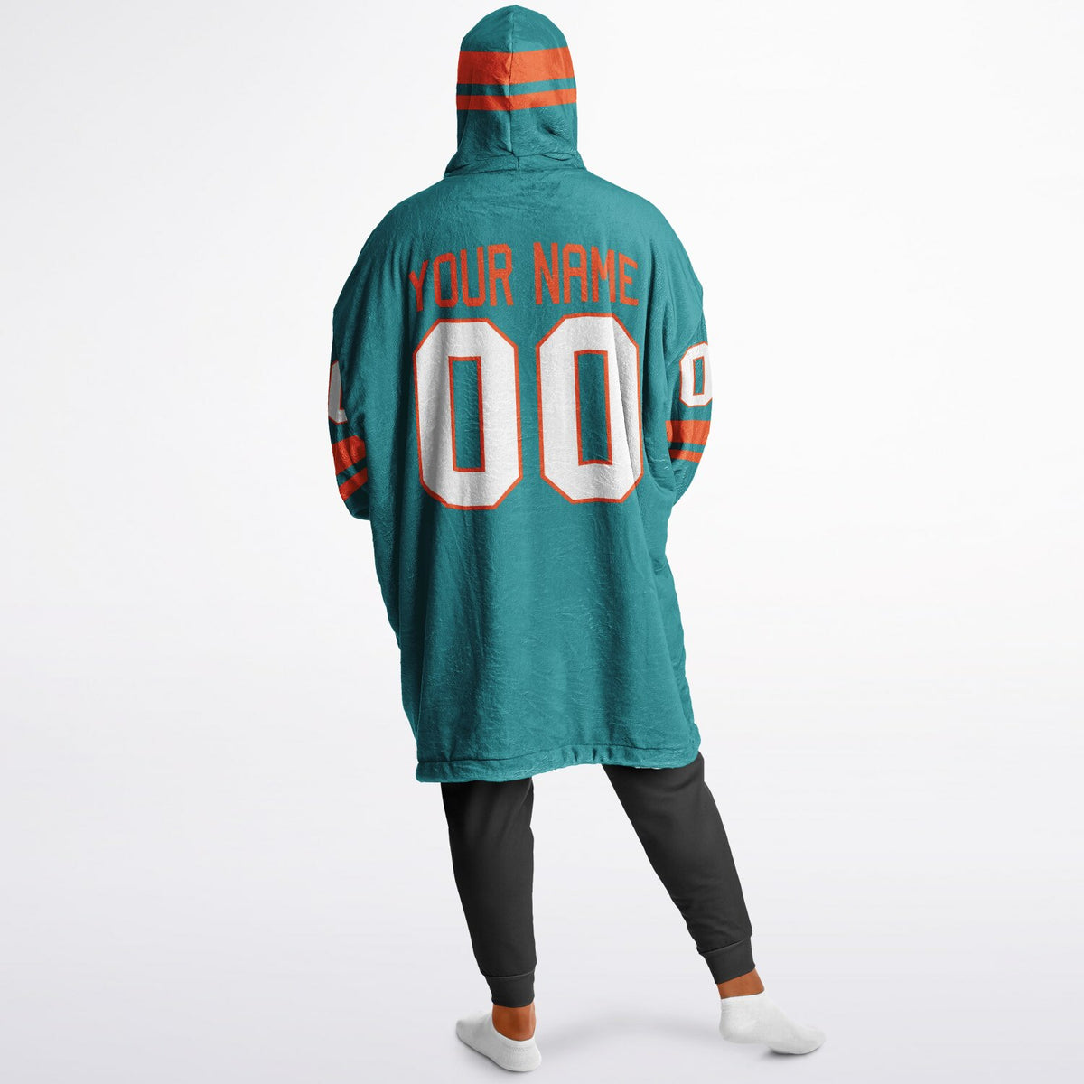 Aqua & Orange Superfan Reversible