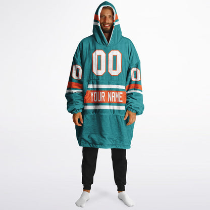 Aqua/Orange/White Superfan Reversible