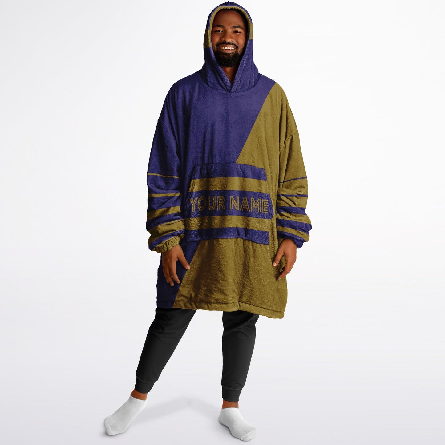 Purple/Metallic Gold Everyday Reversible