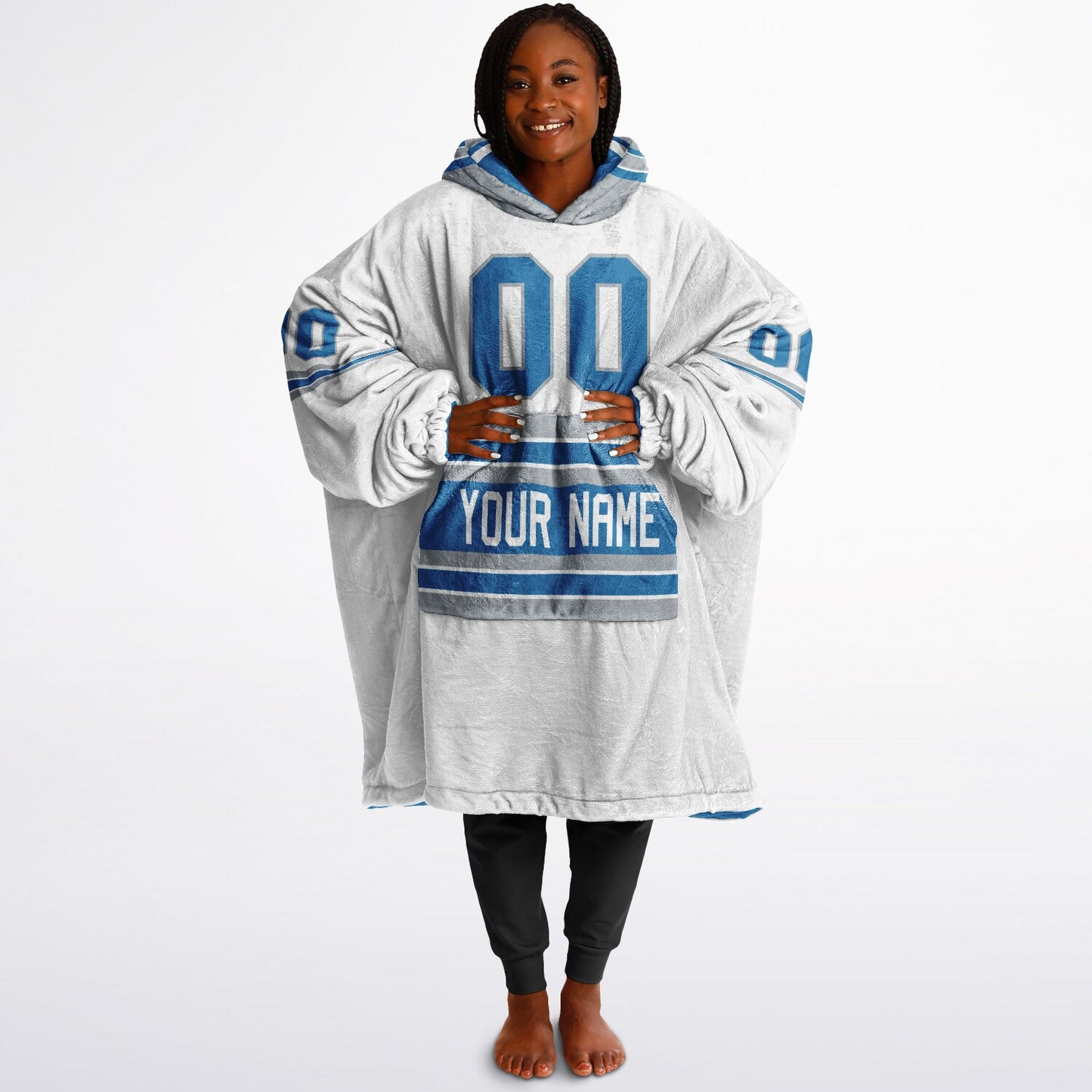 Blue/Silver/White Superfan Reversible