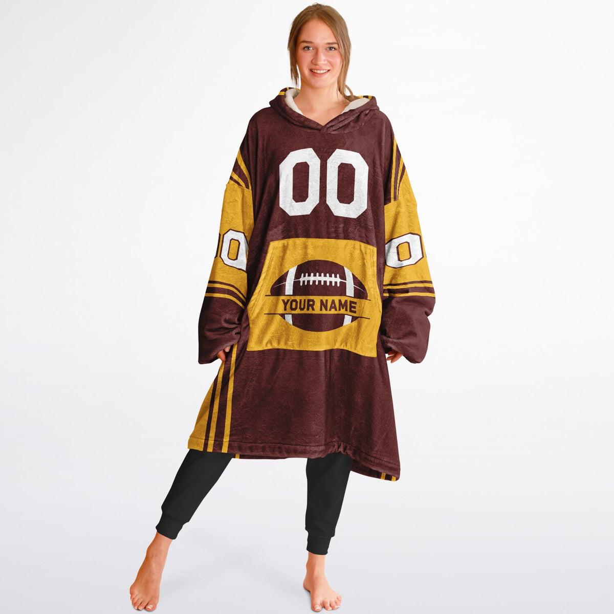 Burgundy/Gold Bold