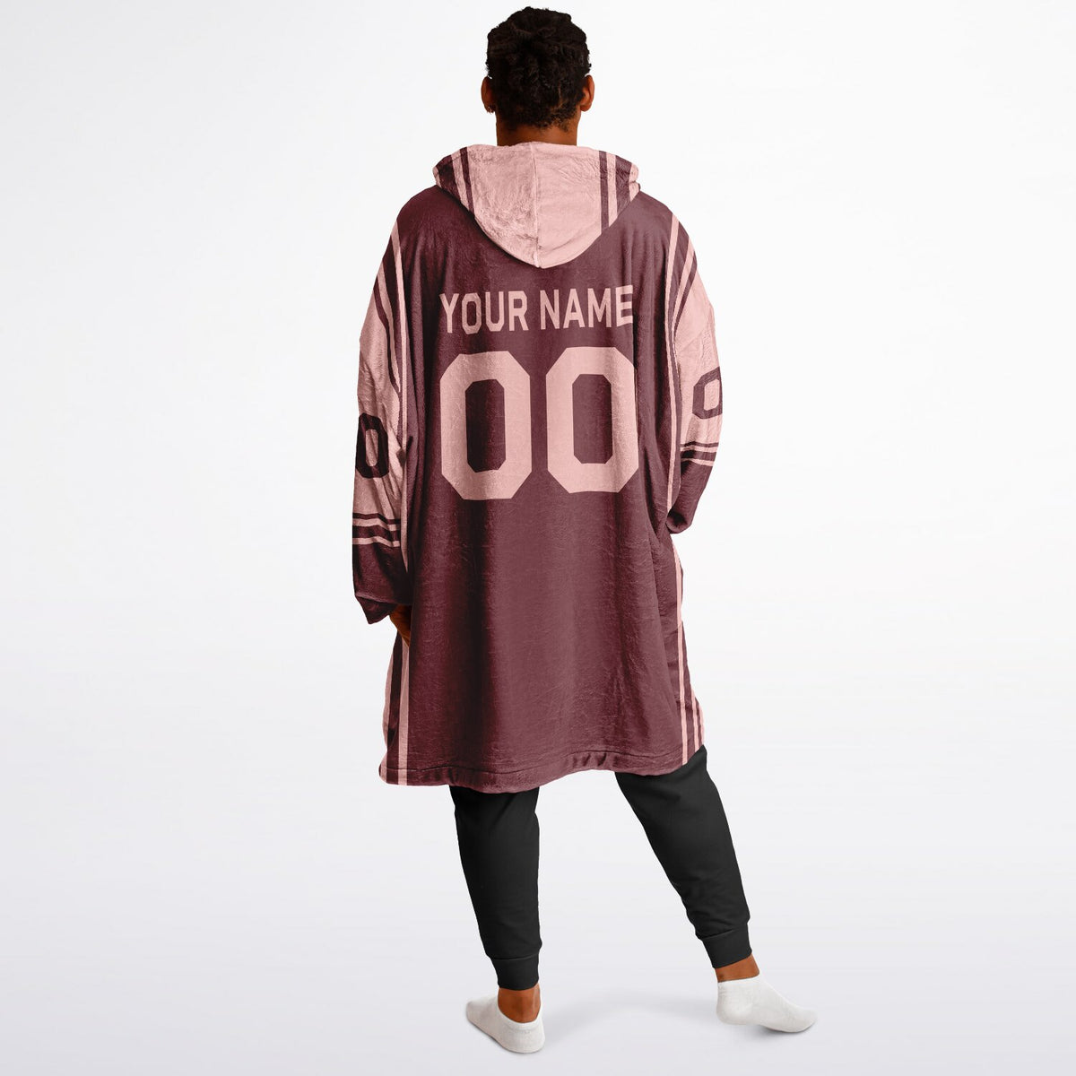 Burgundy & Blush Pink Bold