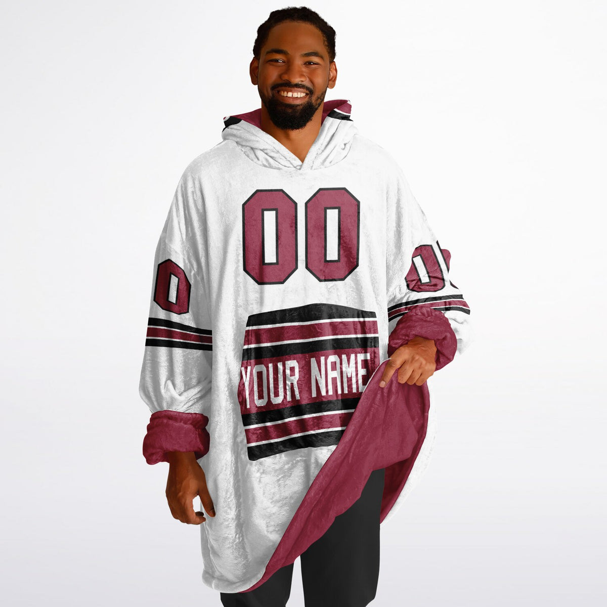 Crimson/Black/White Superfan Reversible