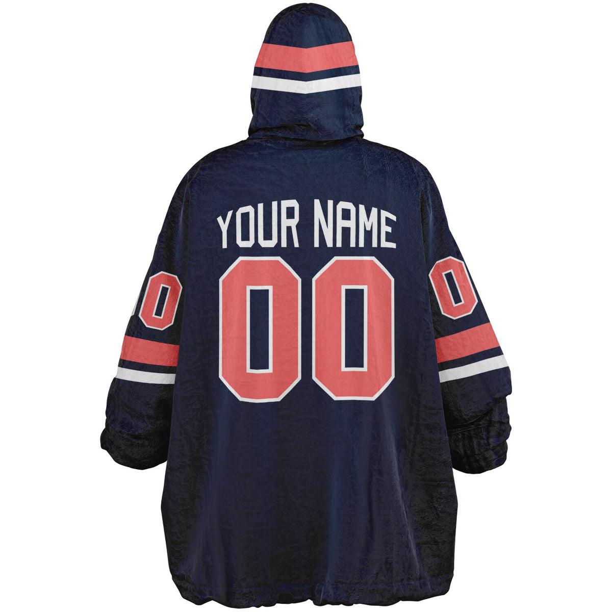 Navy Electric Coral White Superfan Reversible