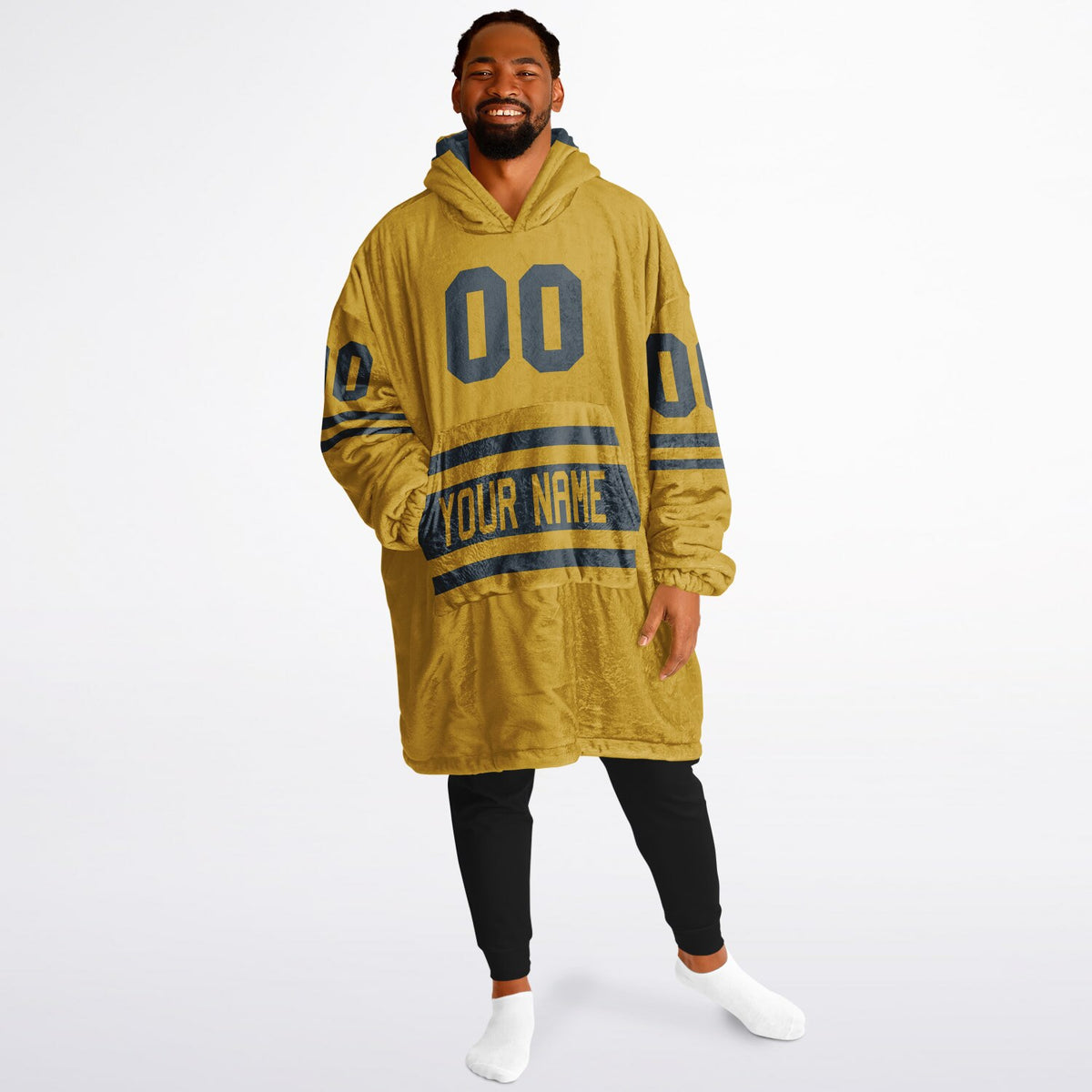 Charcoal & Mustard Superfan Reversible