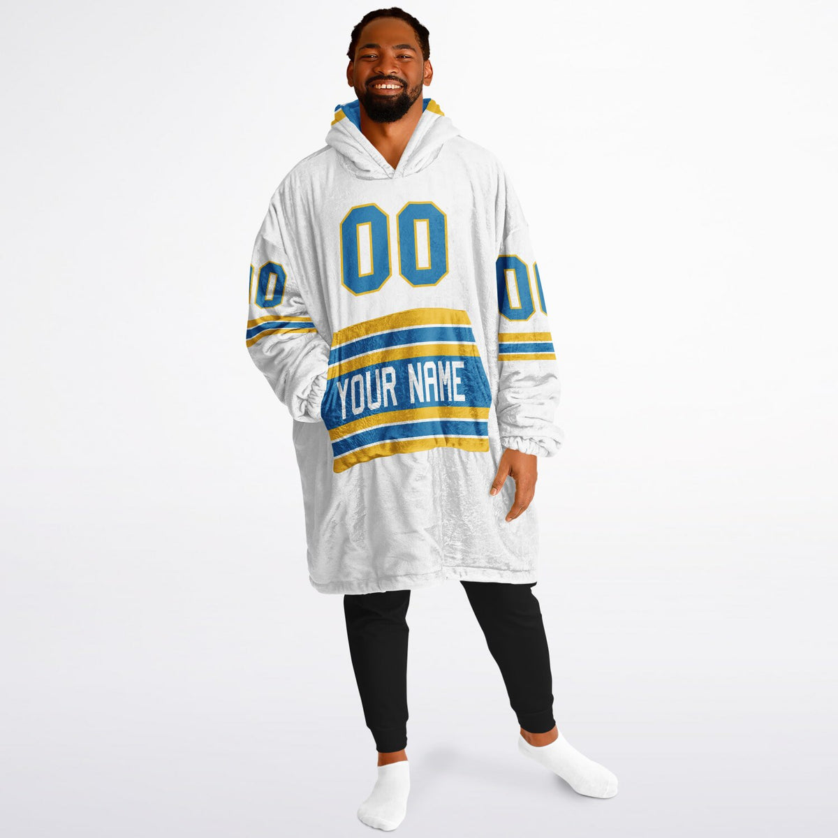 Blue/Gold/White Superfan Reversible