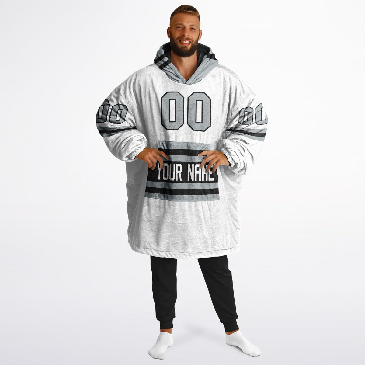 Black/Silver Superfan Reversible