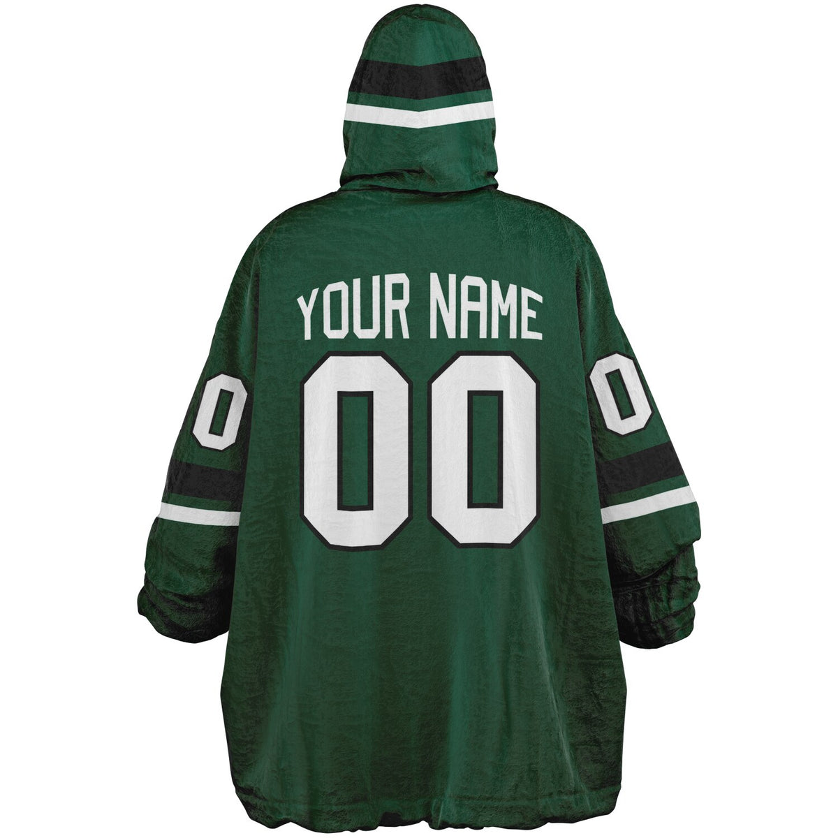 Green/Black/White Superfan Reversible